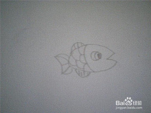 简笔画招人喜欢的小鱼儿这样画