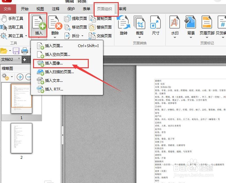 如何在PDF文档中插入图片？
