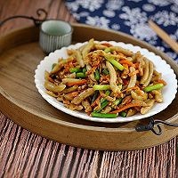 杂炒莜面鱼的做法