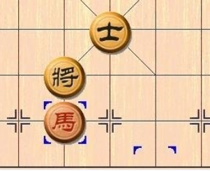 象棋残局的练习：[5]单马擒单士