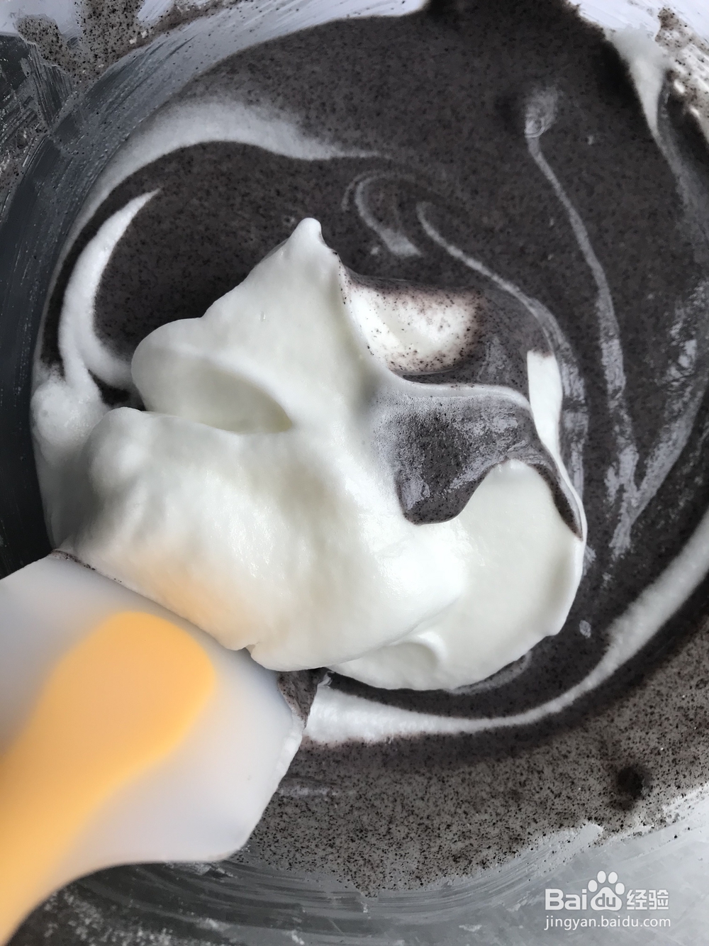 好吃到光盘的桂花香黑米蒸蛋糕