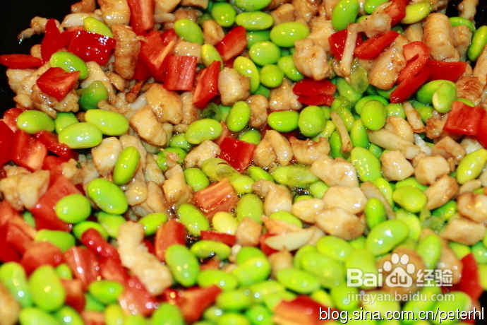 家常小炒之青豆鸡丁
