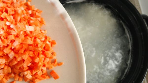 磷虾仁胡萝卜绵粥#柏翠辅食节-辅食添加#