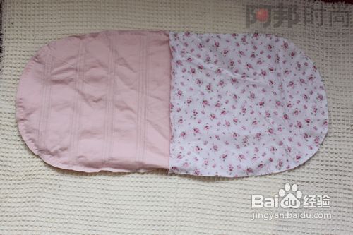 碎花带里婴儿帽做法介绍