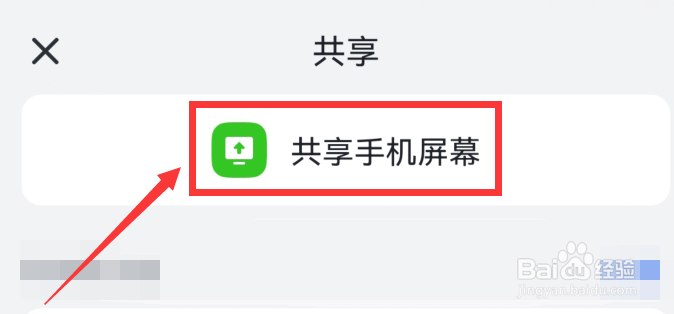 飞书app共享手机屏幕入口在哪里