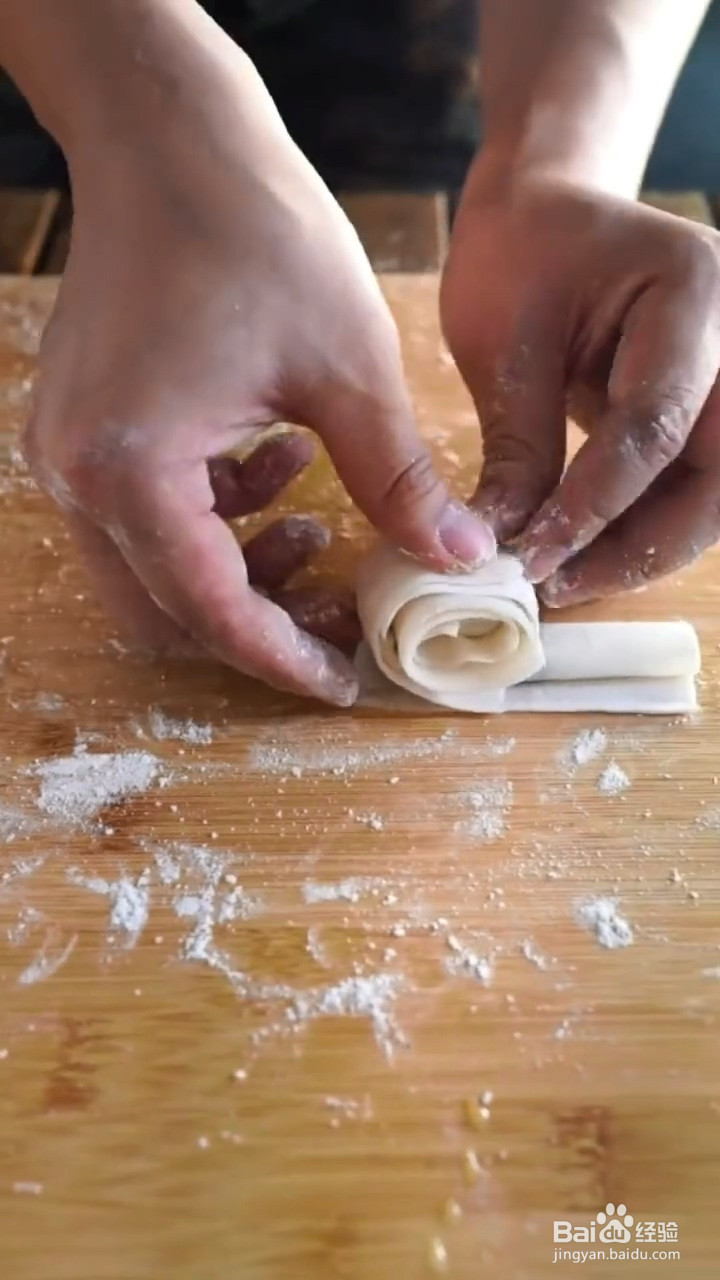 怎么做馄饨皮葱油饼