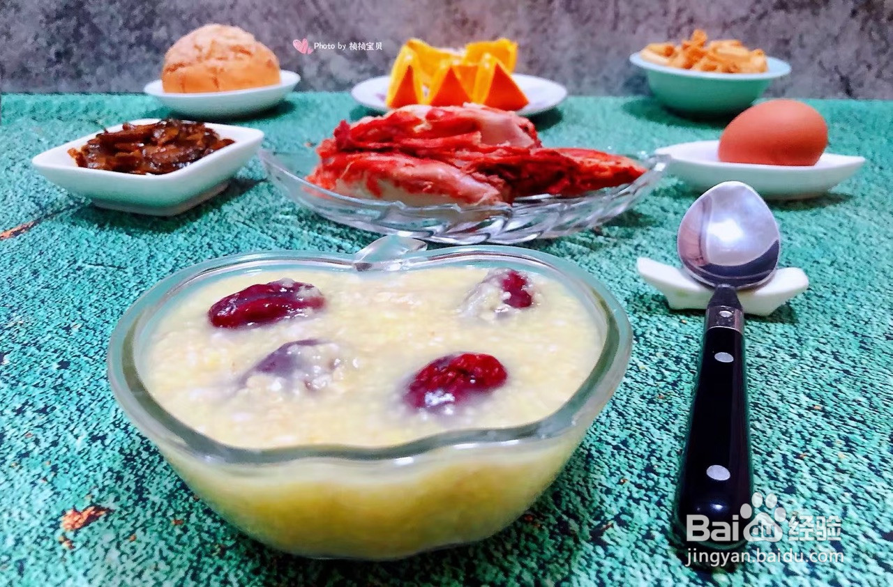 红枣小米燕麦粥的做法