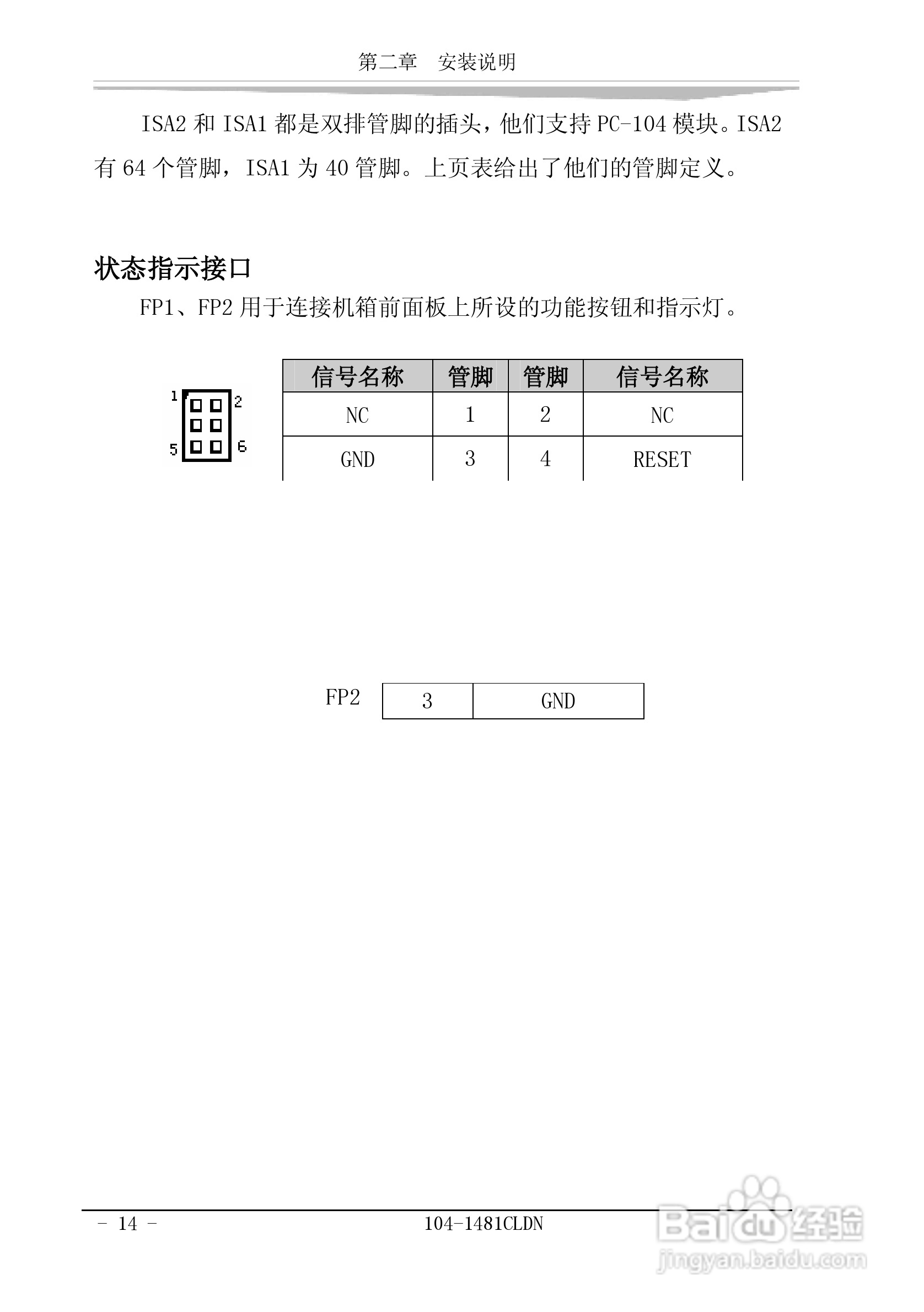 研祥104-1481CLDN工业级CPU板卡说明书:[2]