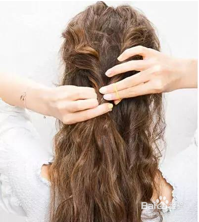 长发森系简单编发教程