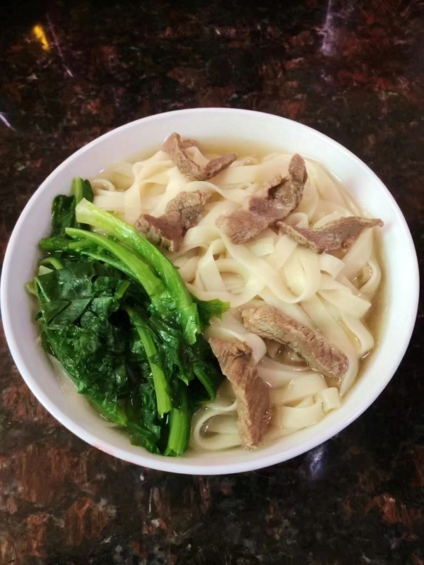 瘦肉油菜面的做法
