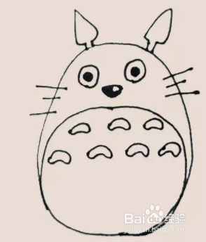 手绘简笔画之龙猫的做法