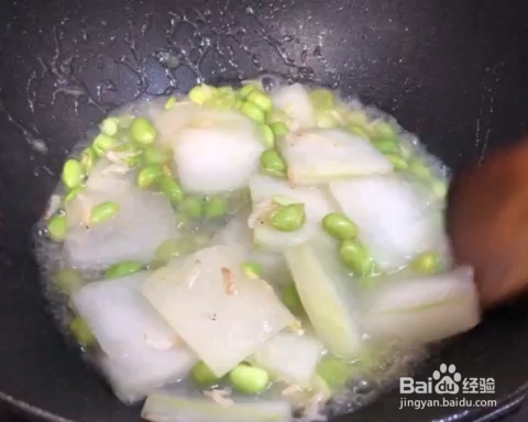心心念念的毛豆虾米冬瓜