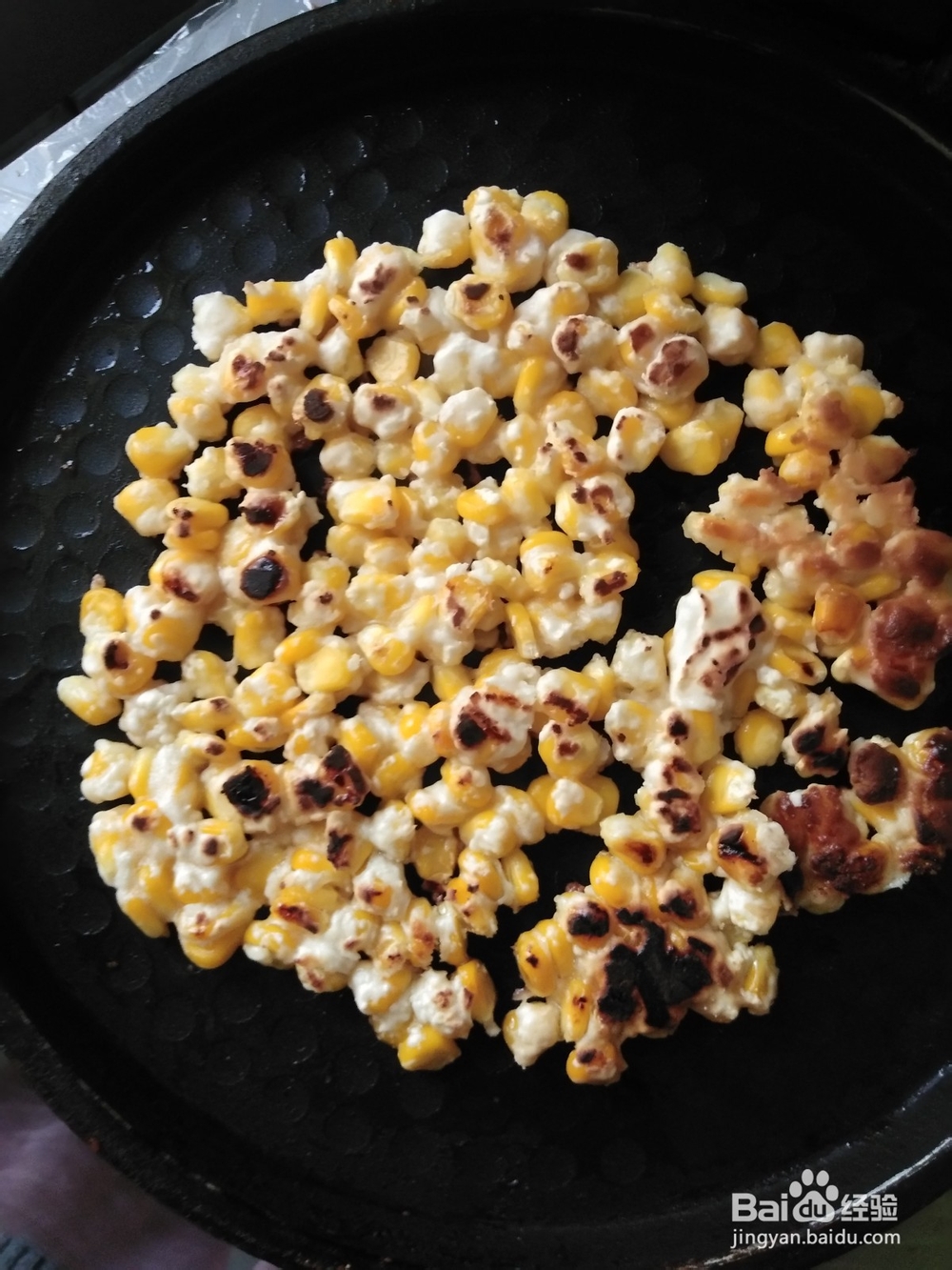 怎么自己在家做美味好吃的少油版玉米烙饼?