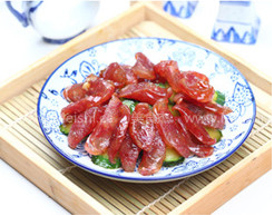 广东青瓜炒腊肠
