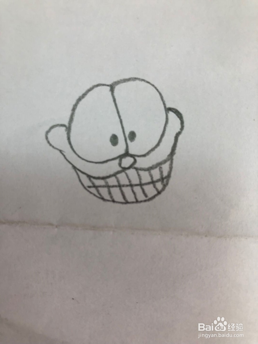 加菲猫的简笔画