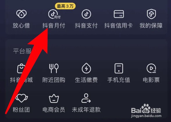 怎么关闭抖音月付功能