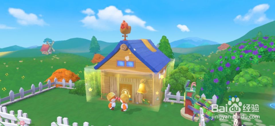 摩尔庄园汤米帮我们修建的禽舍建好啦！