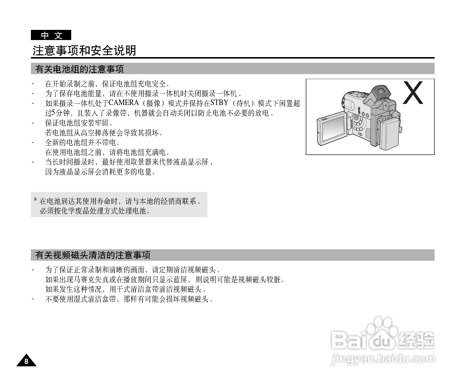 三星VP-D327(i)数字摄录一体机用户说明书:[1]
