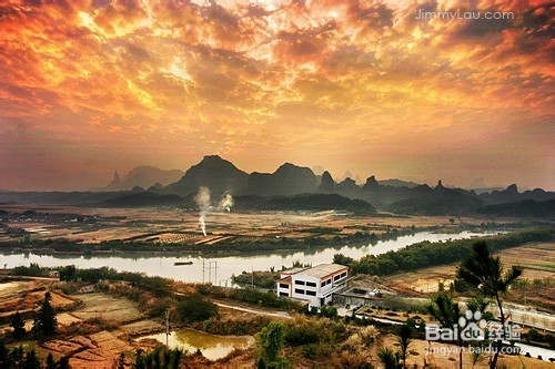 实战经验:PS怎样给霞光图片增加耶稣透射光