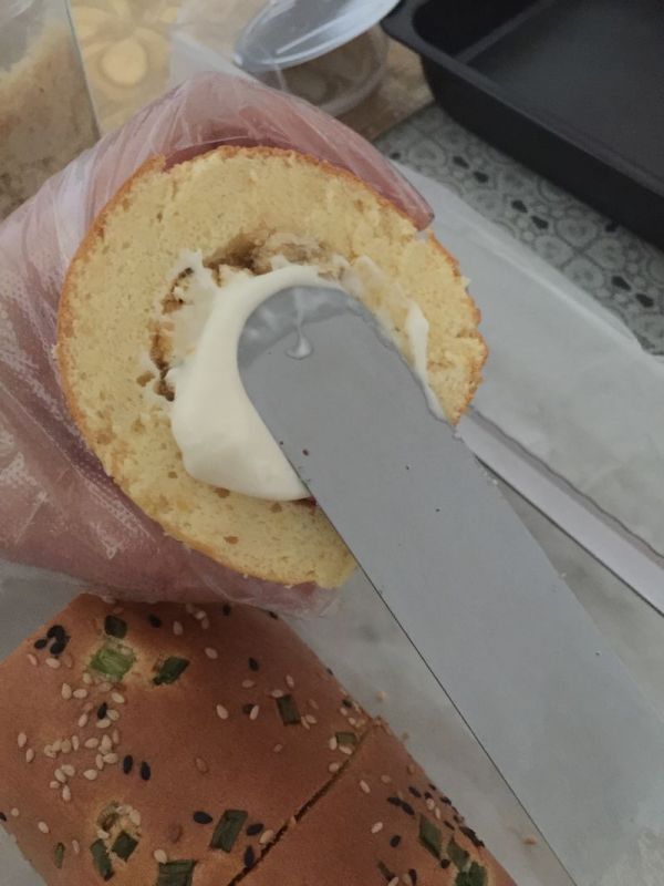 葱香肉松蛋糕卷