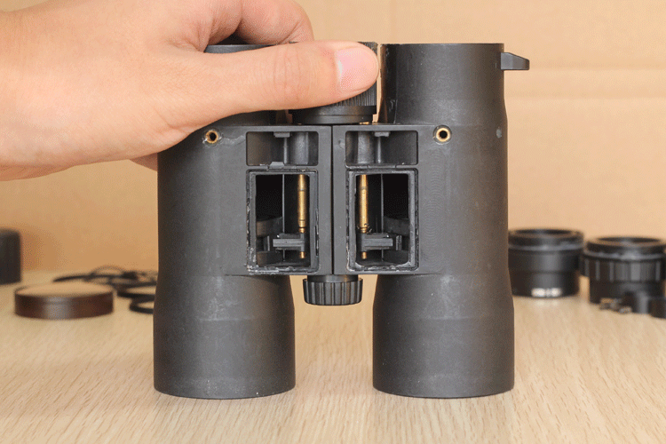 屋脊结构双筒望远镜拆解图望远镜结构图