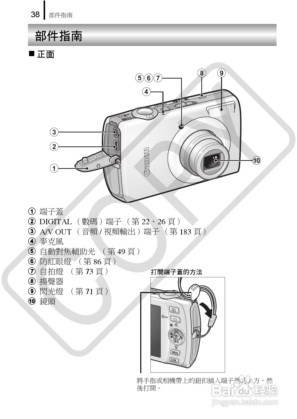 佳能 DIGITAL IXUS860IS相机使用说明书:[4]