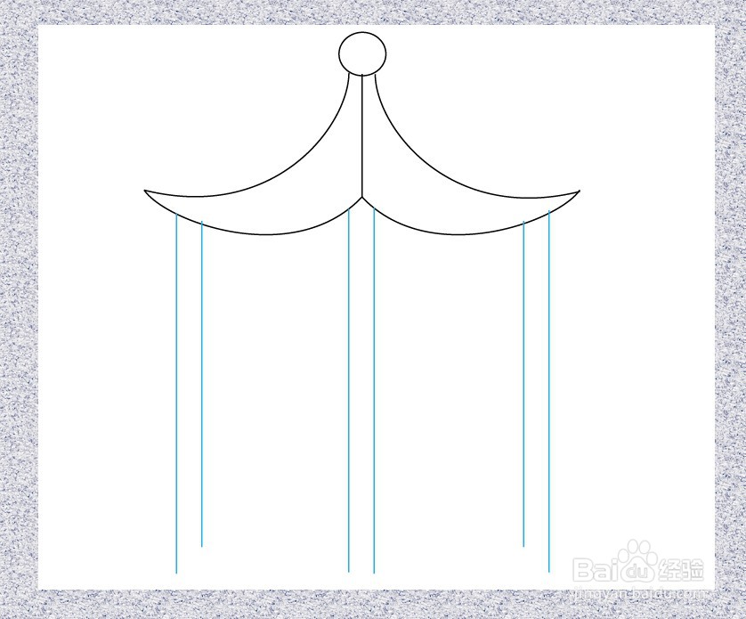 手账素材亭子简笔画怎么画