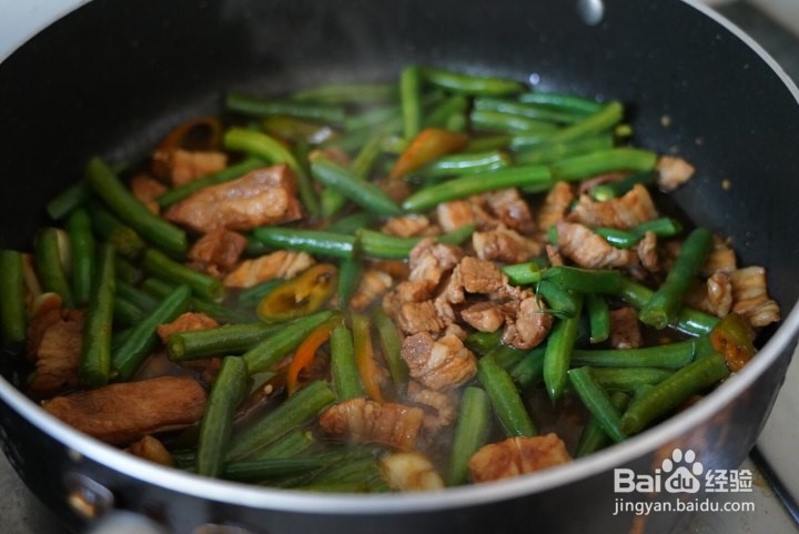 豆角焖面的做法