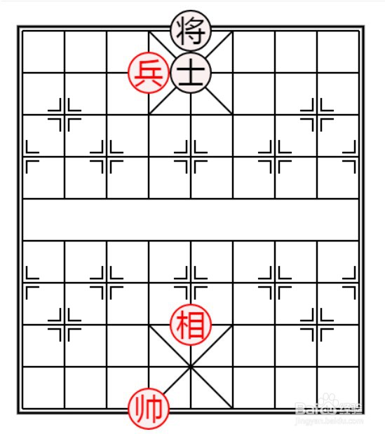 象棋中士的走法图片图片