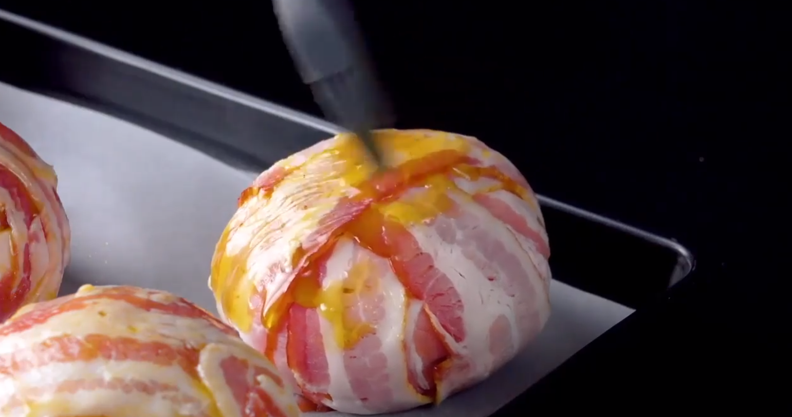 怎样做爆浆芝士培根球