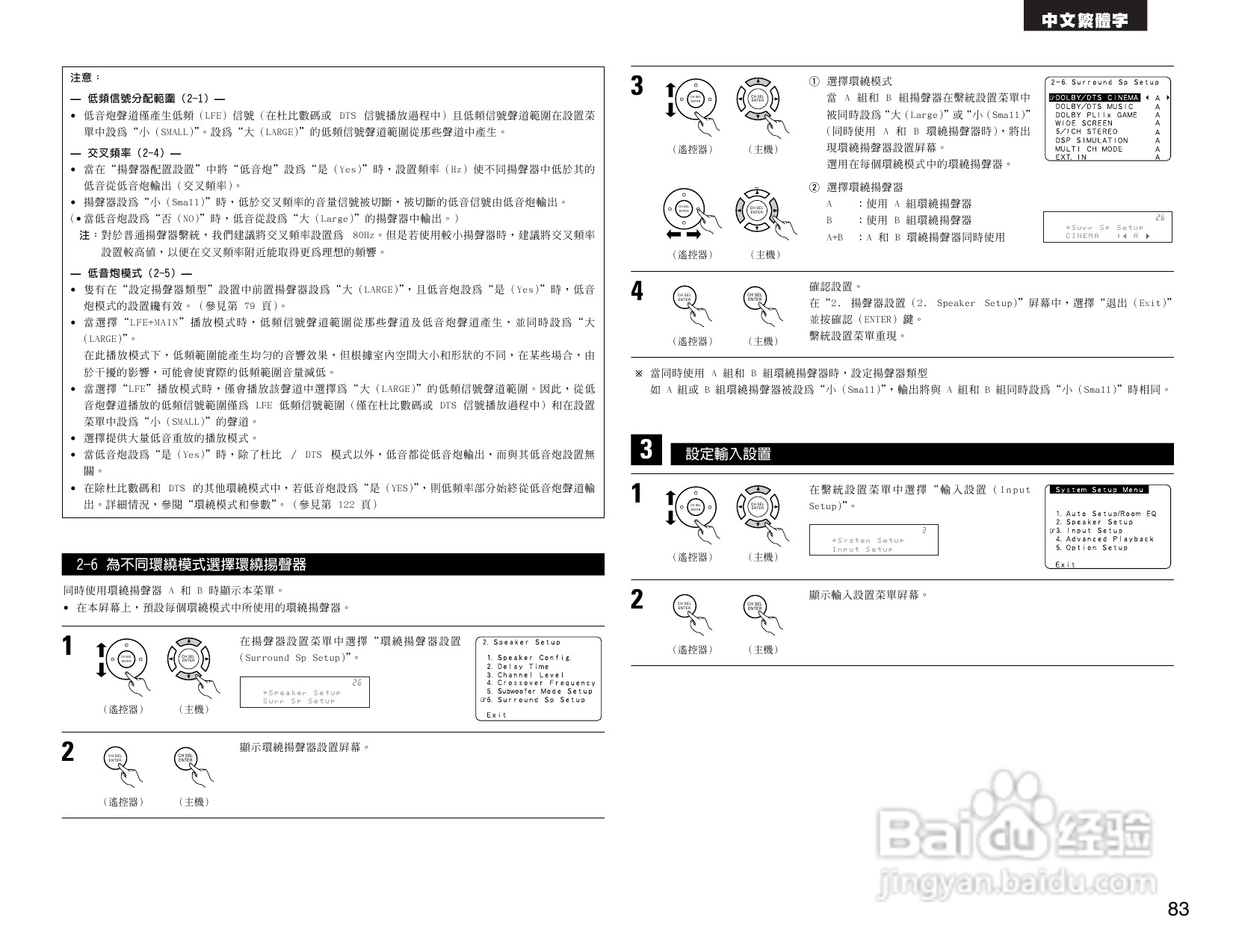 DENON AVR-3805收音环绕扩音机操作说明书:[5]