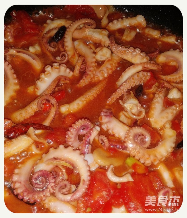 西红柿炖章鱼