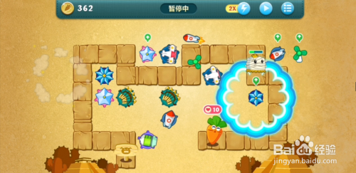 保卫萝卜沙漠第7关攻略