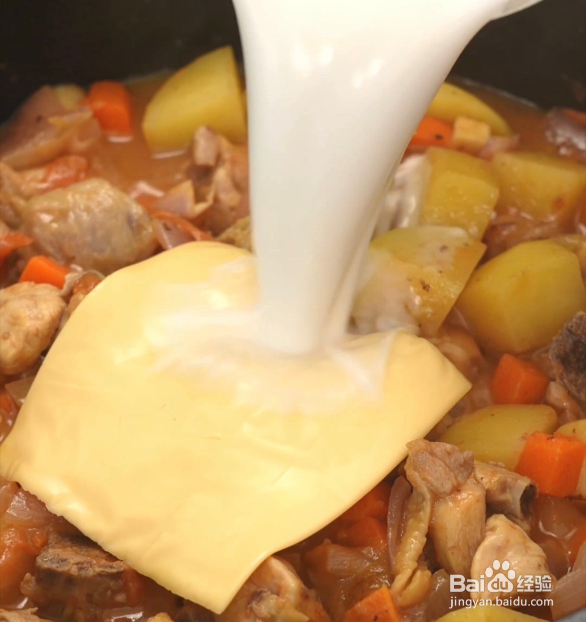 咖喱鸡腿饭的做法