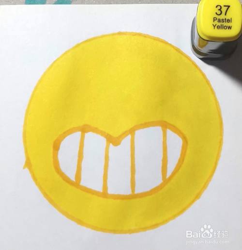 画咧齿笑的表情包