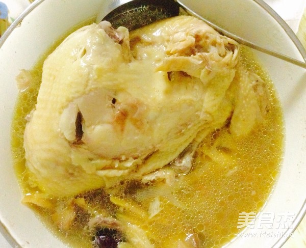 黄芪花菇炖童子鸡