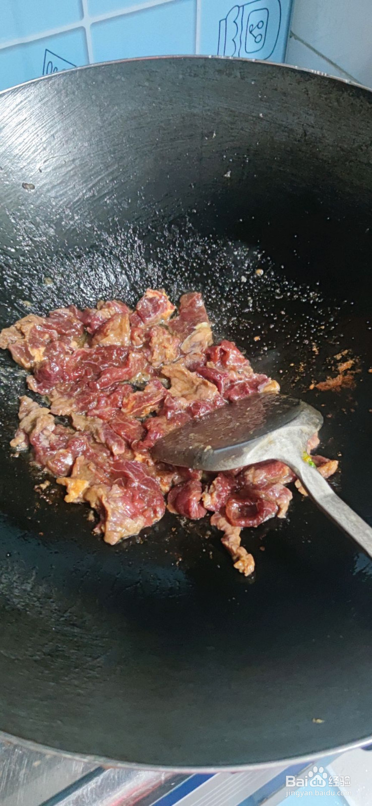 鸡蛋干牛肉的做法