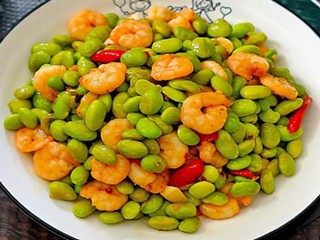毛豆炒虾仁怎么做