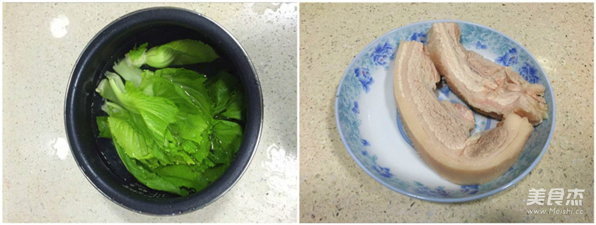 盐蒜五花肉的做法