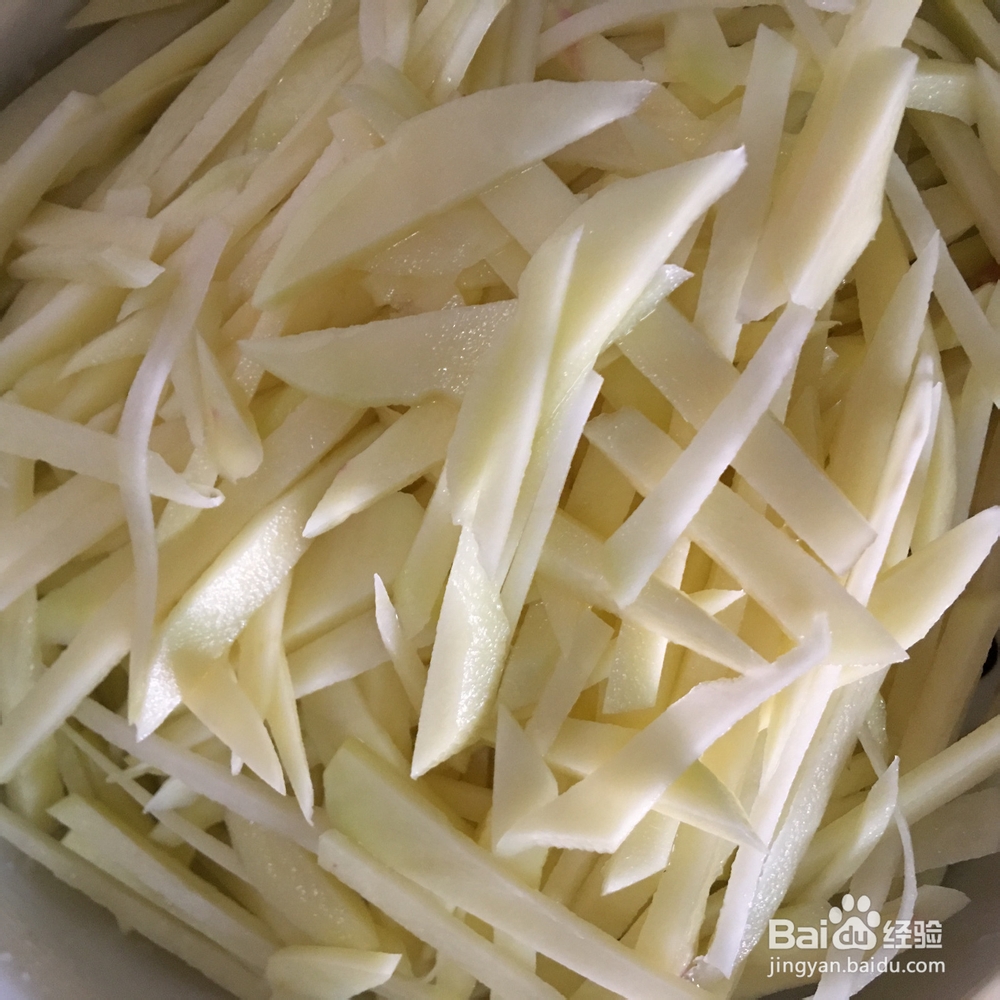 土豆丝焖五花肉