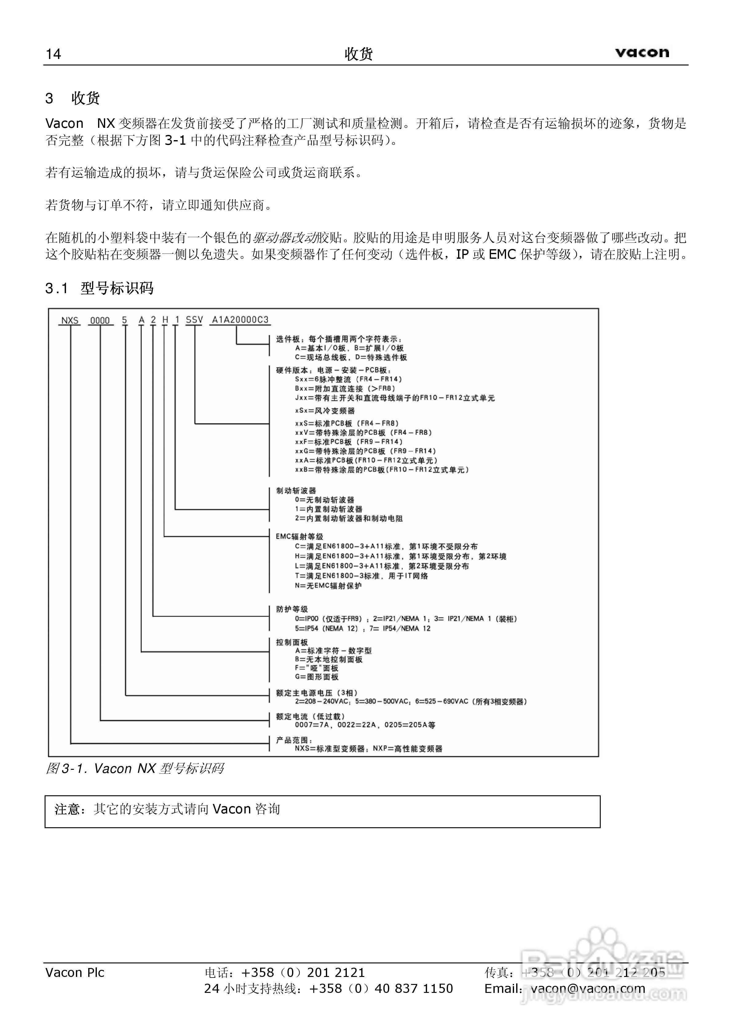 威肯NX-1030-5变频器使用手册:[2]