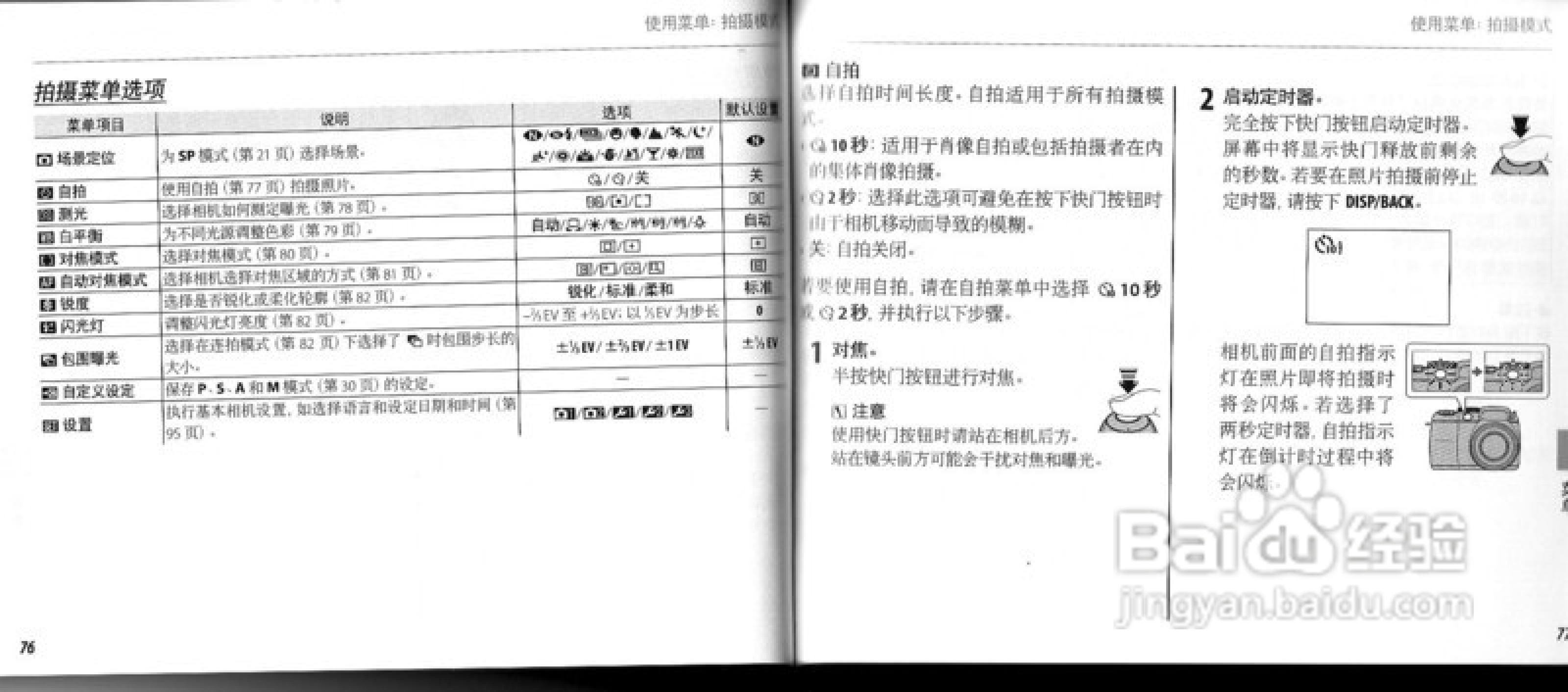 富士FINEPIX S2800HD数码相机使用说明书:[4]
