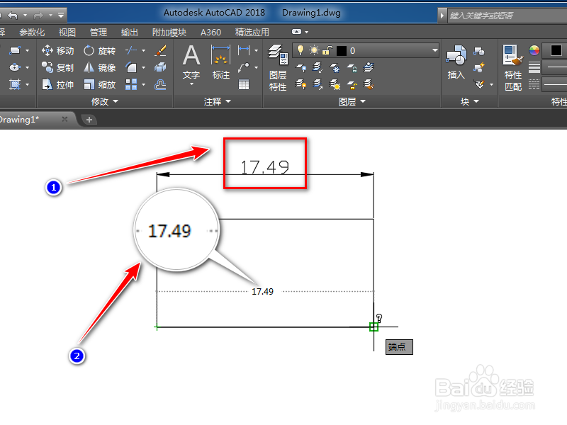CAD中标注值和实际测量值不一样怎么回事?