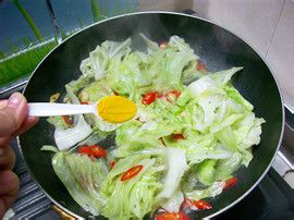 家常菜肴印度风味手撕包菜