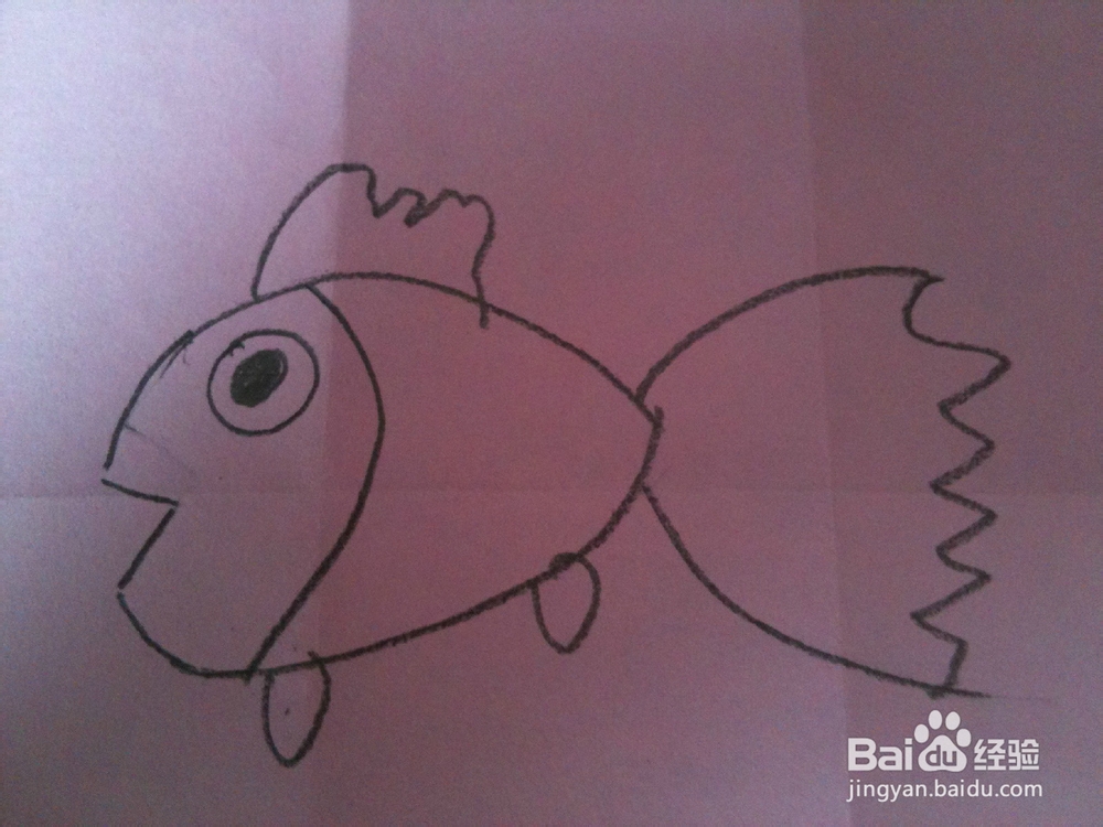 简笔画小鱼儿只需五步