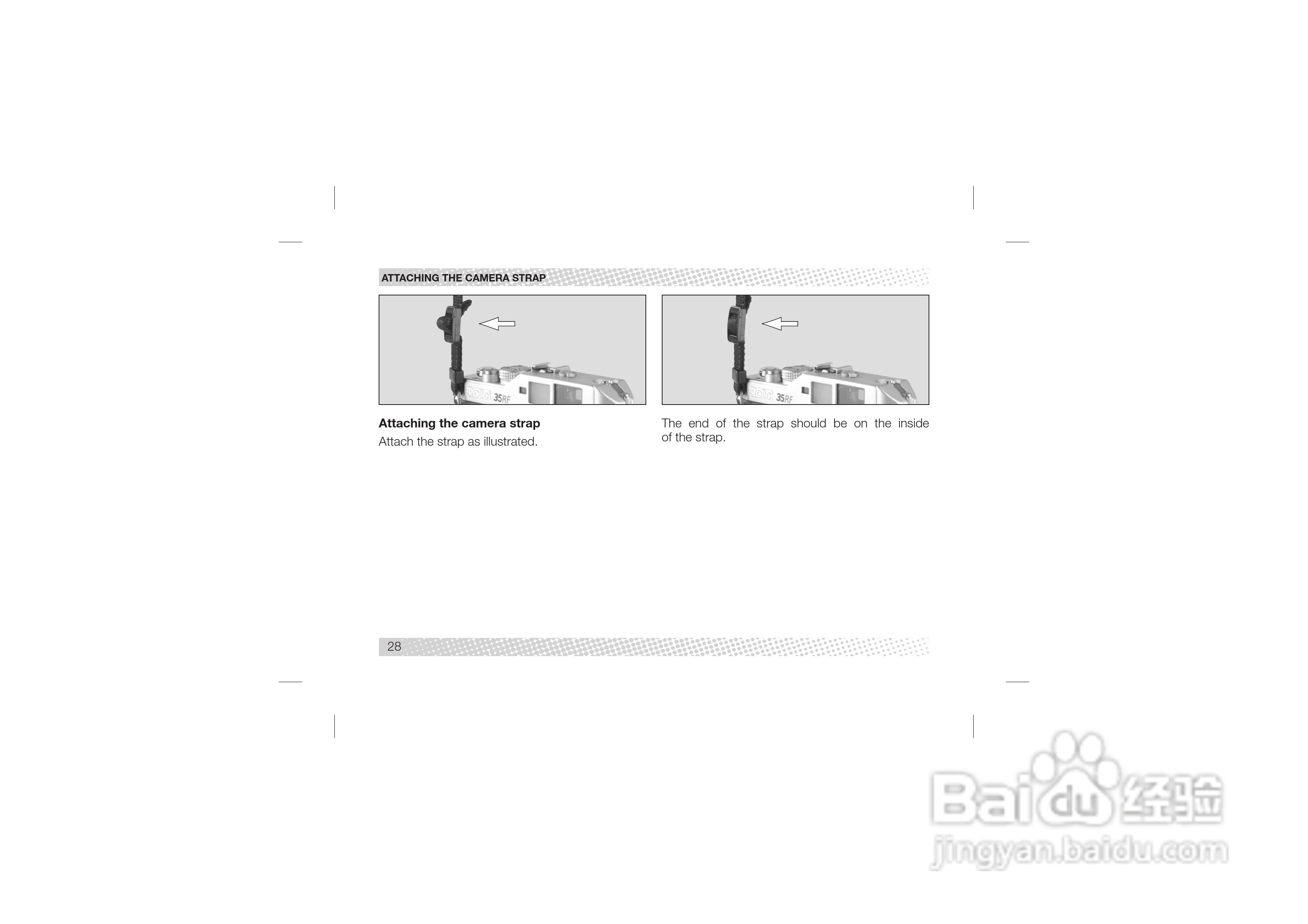 Rollei 35 RF型数码相机说明书:[3]