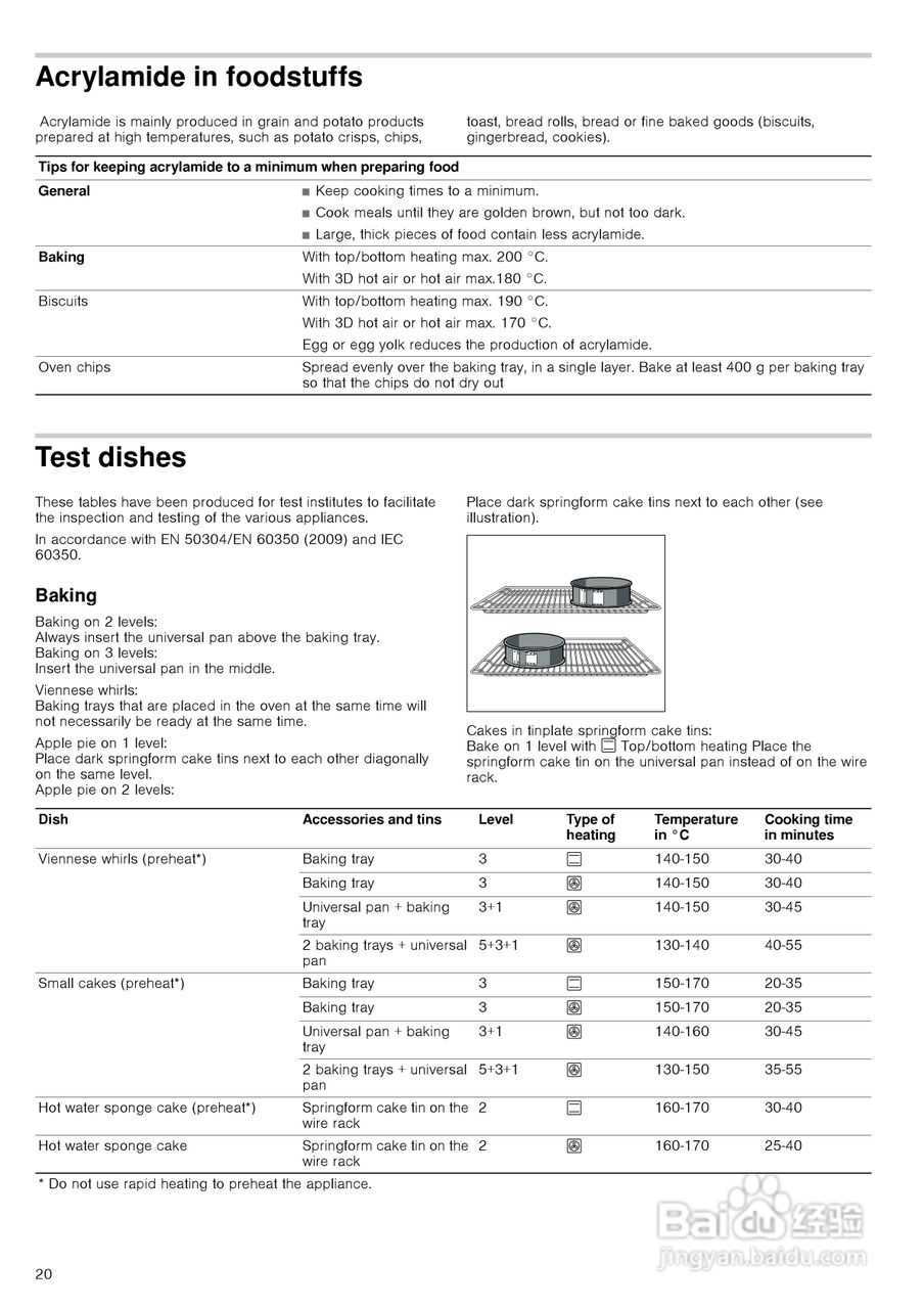 博世HBA30B550W嵌入式烤箱说明书:[1]