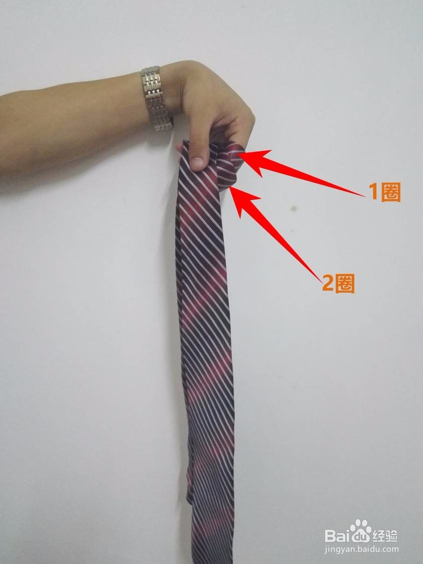 快速打领带的方法图解