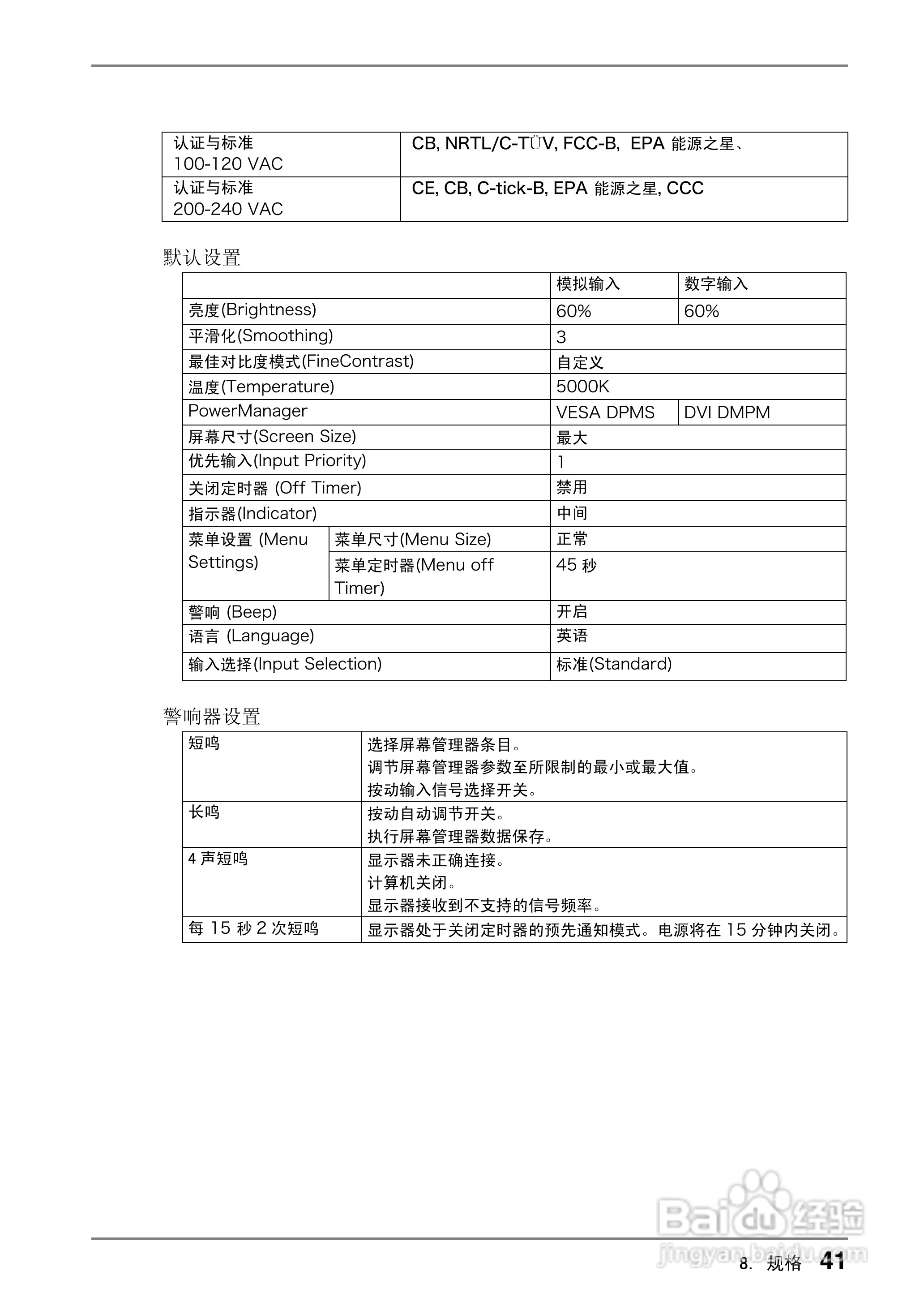 EIZO CG220测定彩色液晶显示器用户说明书:[5]