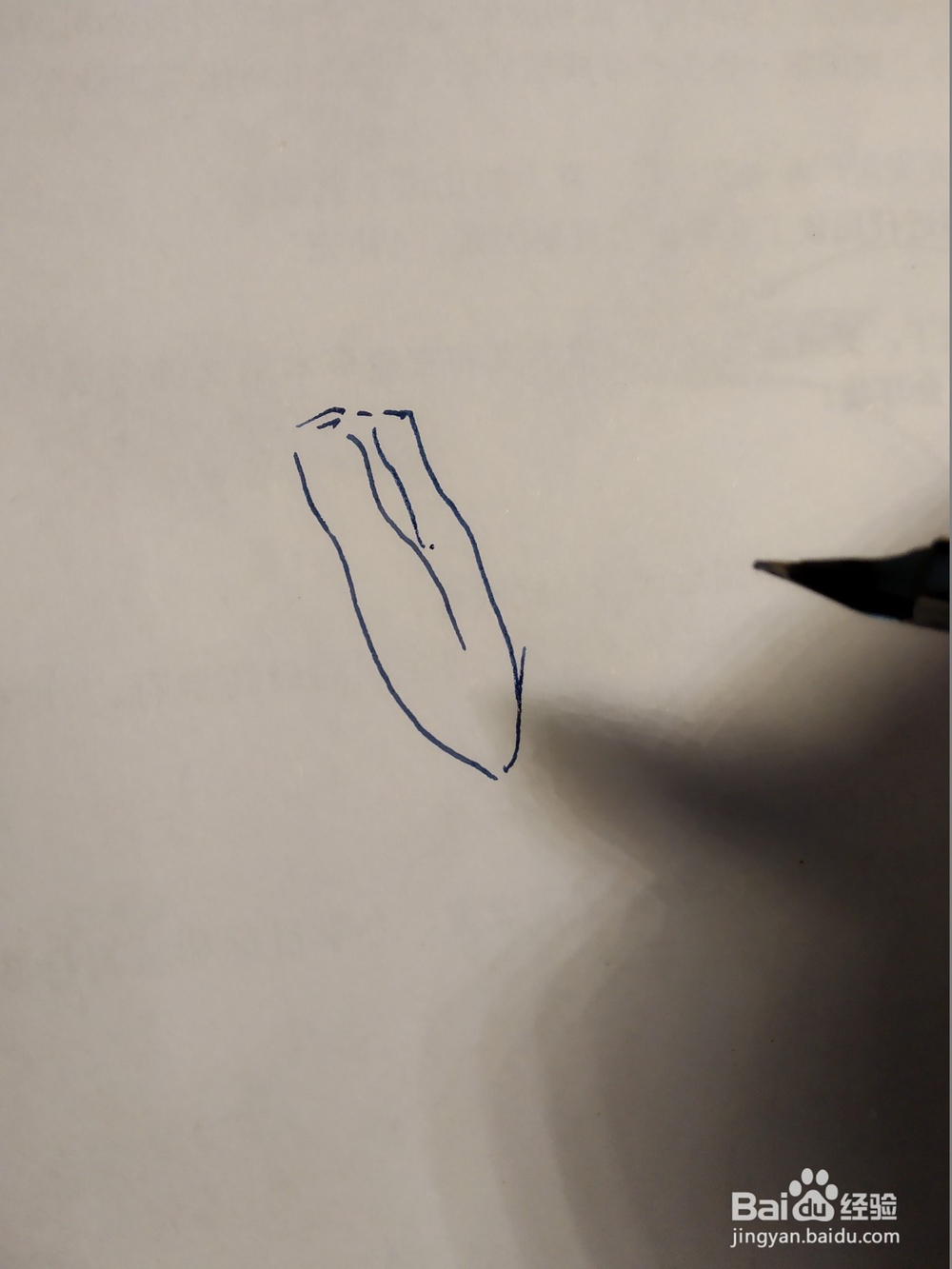 飞蝗的双钩画法